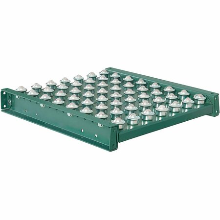 GLOBAL INDUSTRIAL 24inL Ball Transfer Table, 15inW Between Frame, 3in Ball Center 293268